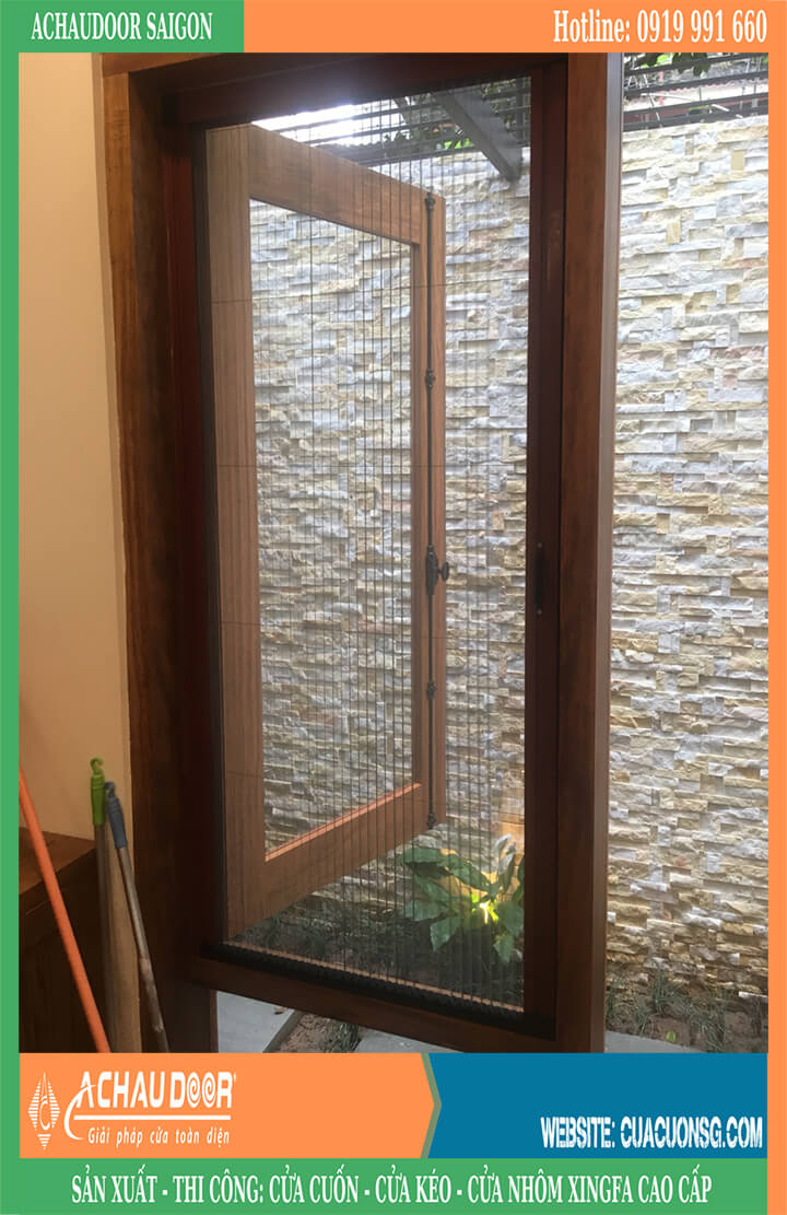 Cửa Lưới Chống Muỗi Xếp Không Ray 4 cửa lưới chống muỗi xếp không ray