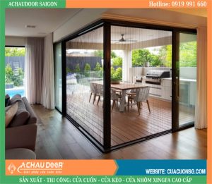 Cửa Lưới Chống Muỗi Xếp Không Ray