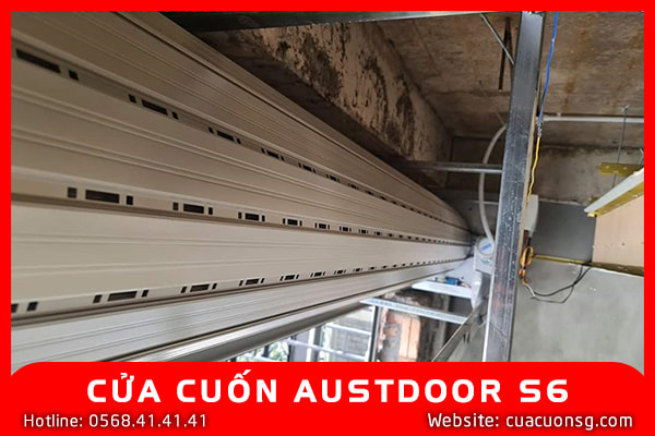 Cửa Cuốn Khe Thoáng Austdoor Super S6 5 CỬA CUỐN AUSTDOOR S6 DÀY 1.1 - 1.25MM