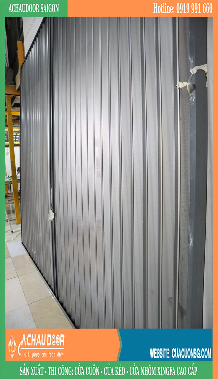 Cửa Lưới Lá Thép Chống Cắt 1 cửa lưới lá thép chống cắt