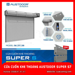 Cửa Cuốn Khe Thoáng Austdoor Super S7