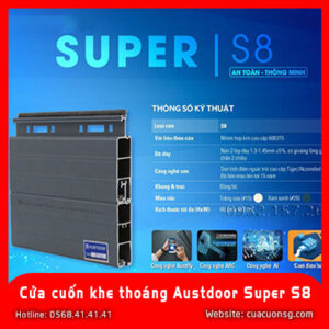 Cửa Cuốn Khe Thoáng Austdoor Super S8