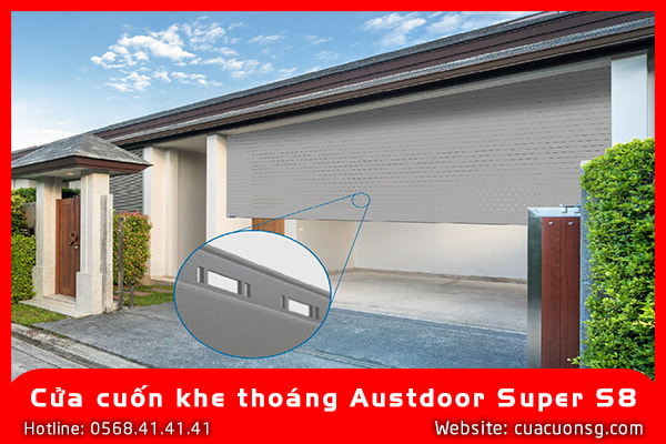 Cửa Cuốn Khe Thoáng Austdoor Super S8 3 Cửa cuốn khe thoáng Austdoor Super S8