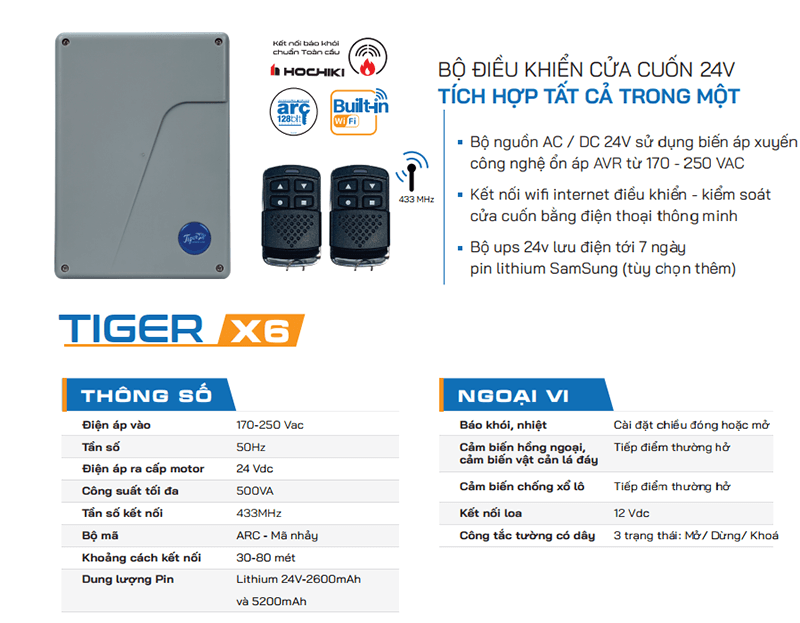 Bộ Điều Khiển Cửa Cuốn Qua Điện Thoại