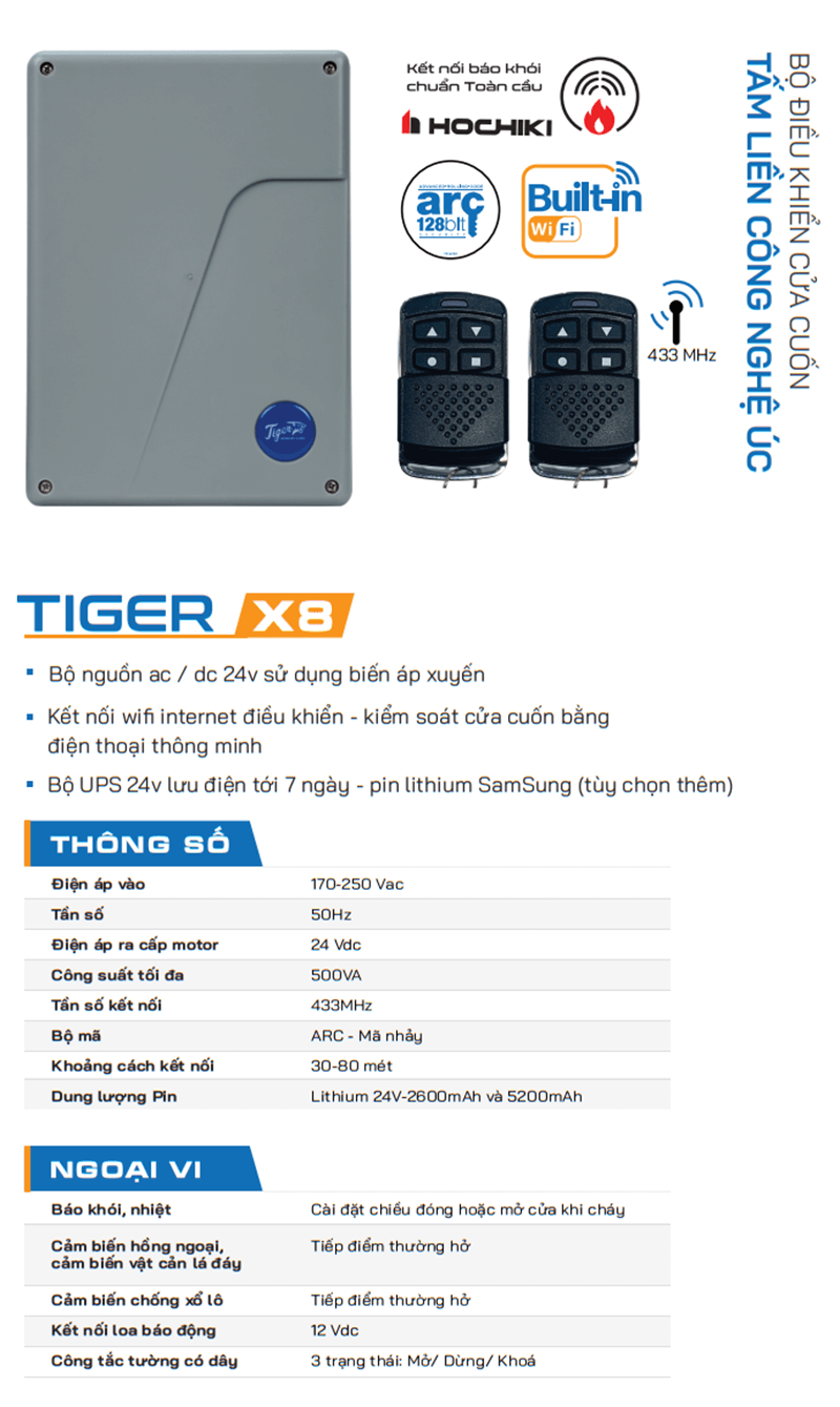 Bộ Điều Khiển Cửa Cuốn Qua Điện Thoại