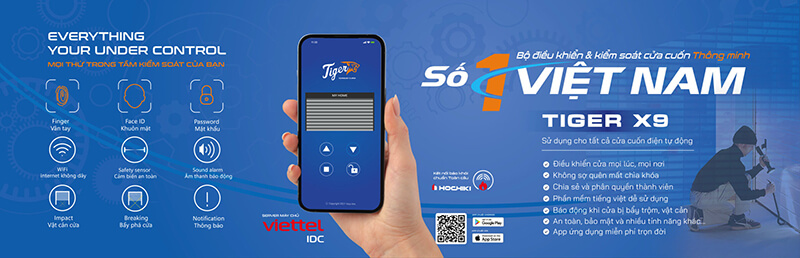 Bộ Điều Khiển Cửa Cuốn Qua Điện Thoại