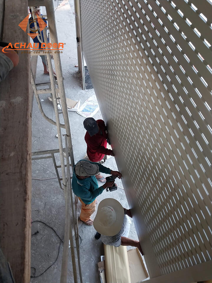 cửa cuốn khe thoáng