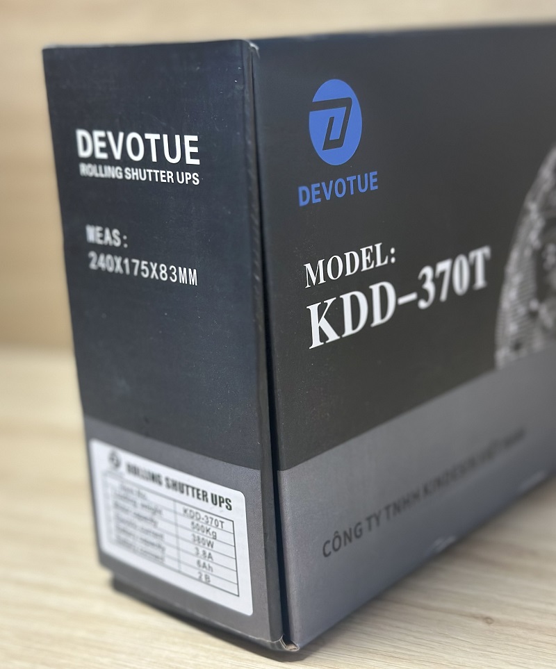 Bộ lưu điện cửa cuốn Devotue KDD-370 4 bo luu dien cua cuon devotue kdd 370 3