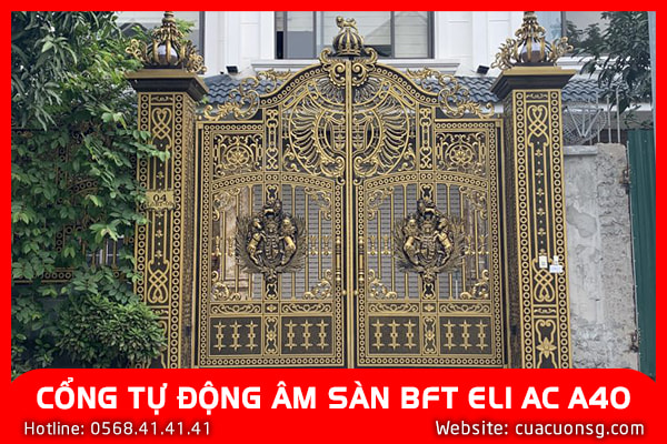 CỔNG TỰ ĐỘNG ÂM SÀN BFT ELI AC A40 1 CỔNG TỰ ĐỘNG M SÀN BFT ELI AC A40