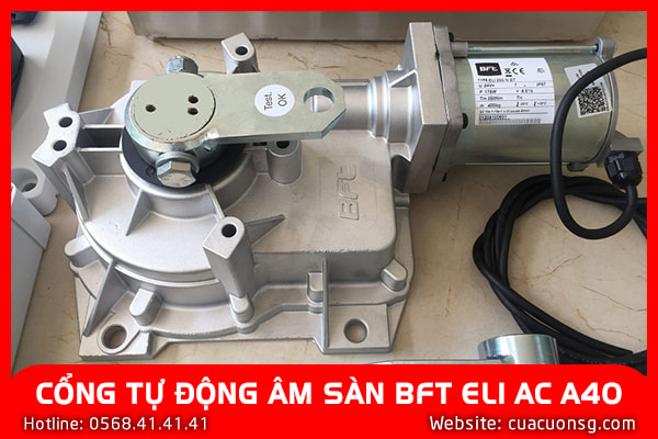 CỔNG TỰ ĐỘNG ÂM SÀN BFT ELI AC A40 2 CỔNG TỰ ĐỘNG M SÀN BFT ELI AC A40