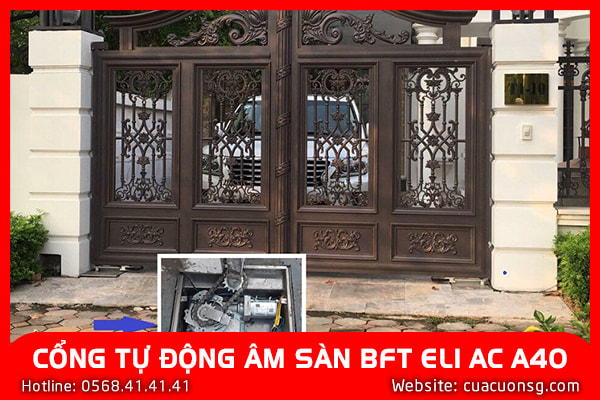 CỔNG TỰ ĐỘNG ÂM SÀN BFT ELI AC A40 6 CỔNG TỰ ĐỘNG ÂM SÀN BFT ELI AC A40