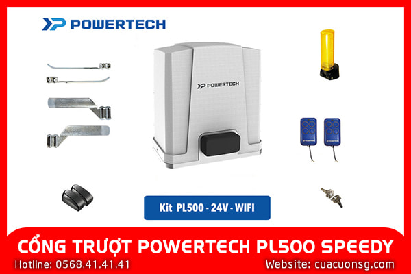 CỔNG TRƯỢT POWERTECH PL500 SPEEDY 2 CỔNG TRƯỢT POWERTECH PL500 SPEEDY