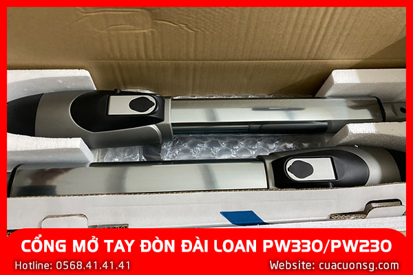 CỔNG MỞ TAY ĐÒN ĐÀI LOAN PW330/PW230 2 CỔNG MỞ TAY ĐÒN ĐÀI LOAN PW330/PW230