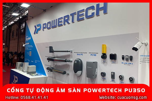 CỔNG TỰ ĐỘNG ÂM SÀN POWERTECH PU350 1 CỔNG TỰ ĐỘNG ÂM SÀN POWERTECH PU350
