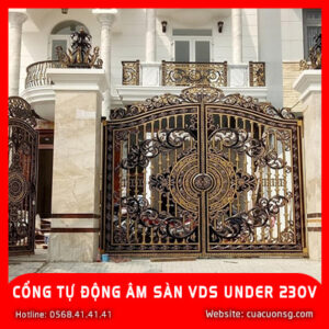 CỔNG TỰ ĐỘNG ÂM SÀN VDS UNDER 230V