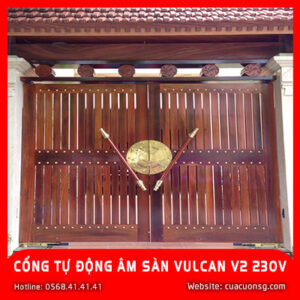 CỔNG TỰ ĐỘNG ÂM SÀN VULCAN V2 230V