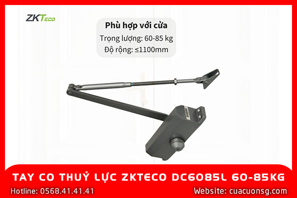 TAY CO THUỶ LỰC ZKTECO DC6085L 60-85KG 2 TAY CO THUỶ LỰC ZKTECO DC6085L 60-85KG