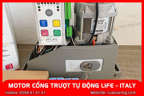 MOTOR CỔNG TRƯỢT TỰ ĐỘNG LIFE - ITALY