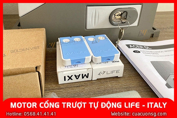 MOTOR CỔNG TRƯỢT TỰ ĐỘNG LIFE - ITALY 4 MOTOR CỔNG TRƯỢT TỰ ĐỘNG LIFE - ITALY