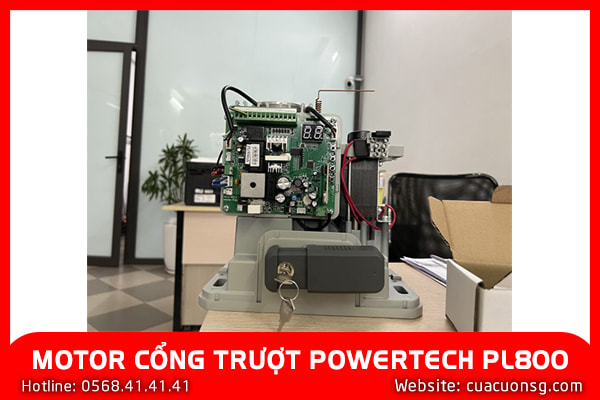 MOTOR CỔNG TRƯỢT POWERTECH PL800 2 MOTOR CỔNG TRƯỢT POWERTECH PL800