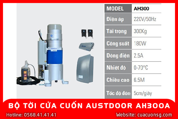 BỘ TỜI CỬA CUỐN AUSTDOOR AH300A 2 BỘ TỜI CỬA CUỐN AUSTDOOR AH300A
