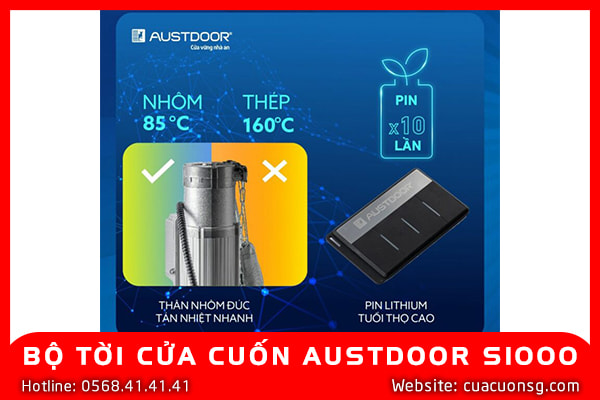 BỘ TỜI CỬA CUỐN AUSTDOOR S1000 3 BỘ TỜI CỬA CUỐN AUSTDOOR S1000