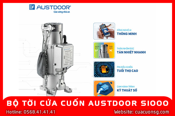 BỘ TỜI CỬA CUỐN AUSTDOOR S1000 2 BỘ TỜI CỬA CUỐN AUSTDOOR S1000