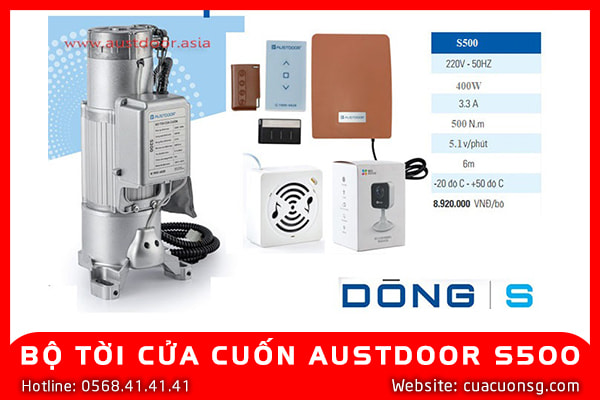 BỘ TỜI CỬA CUỐN AUSTDOOR S500 3 BỘ TỜI CỬA CUỐN AUSTDOOR S500