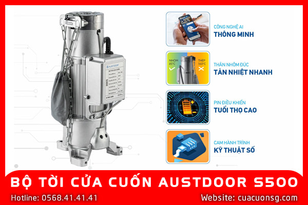BỘ TỜI CỬA CUỐN AUSTDOOR S500 2 BỘ TỜI CỬA CUỐN AUSTDOOR S500