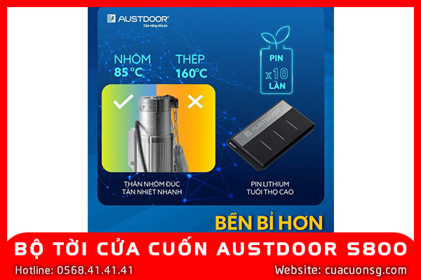 BỘ TỜI CỬA CUỐN AUSTDOOR S800 3 BỘ TỜI CỬA CUỐN AUSTDOOR S800