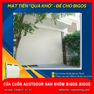 CỬA CUỐN AUSTDOOR NAN NHÔM BIGOS B100S