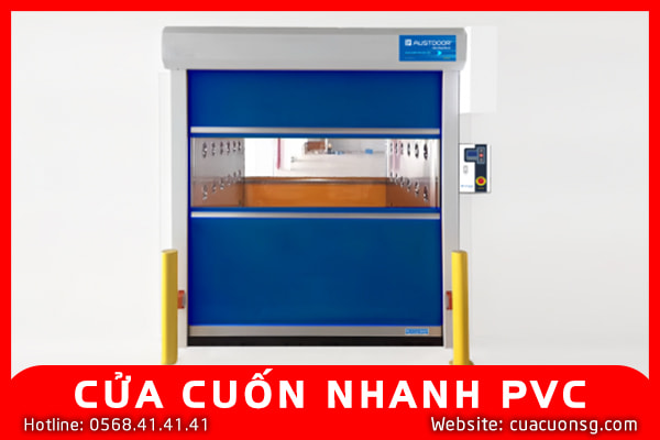 CỬA CUỐN NHANH PVC 2 CỬA CUỐN NHANH PVC