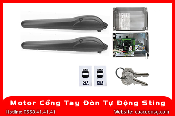 Motor Cổng Tay Đòn Tự Động Sting 220v/24v 2 Motor Cổng Tay Đòn Tự Động Sting 220v/24v