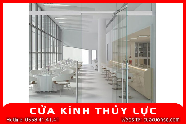 CỬA KÍNH THỦY LỰC - XU HƯỚNG CỬA HIỆN ĐẠI MỚI NHẤT 2024 2 CỬA KÍNH THỦY LỰC