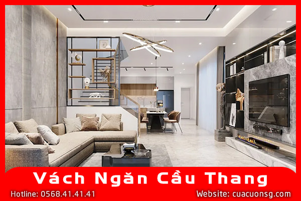 Cuacuonsg.com - Thi Công Vách Ngăn Cầu Thang Chính Hãng, Giá Tại Xưởng 2 Vách Ngăn Cầu Thang