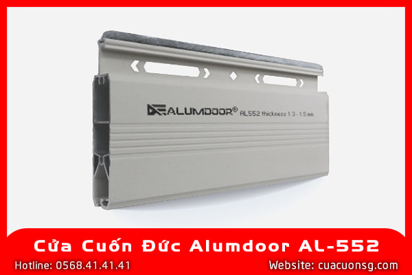 Cửa Cuốn Đức Alumdoor AL-552 2 Cửa Cuốn Đức Alumdoor AL-552