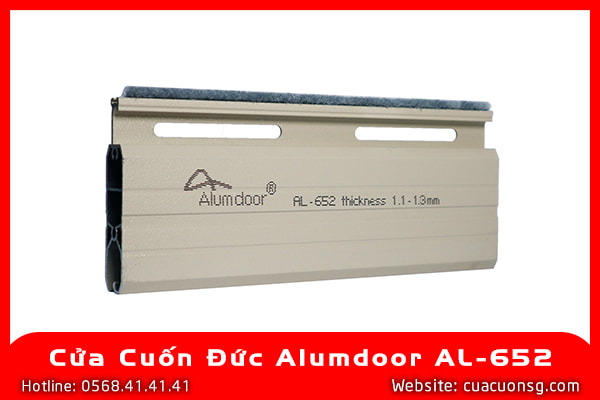 Cửa cuốn Đức Alumdoor AL-652 1 Cửa cuốn Đức Alumdoor AL-652