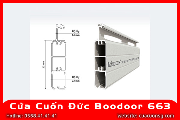 Cửa Cuốn Đức Boodoor 663 2 Cửa Cuốn Đức Boodoor 663