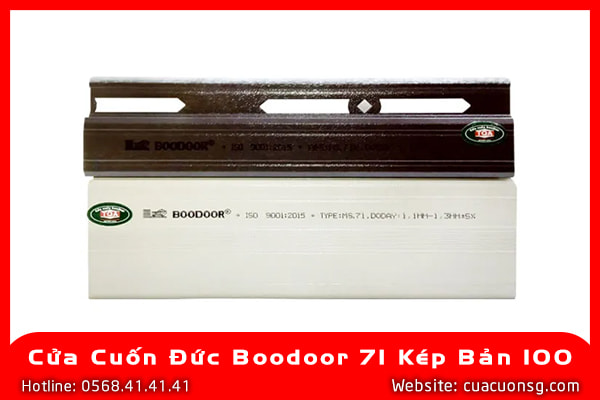Cửa Cuốn Đức Boodoor 71 Kép Bản 100 4 Cửa Cuốn Đức Boodoor 71 Kép Bản 100