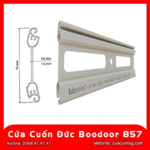 Cửa Cuốn Đức Boodoor 857 Bản 57