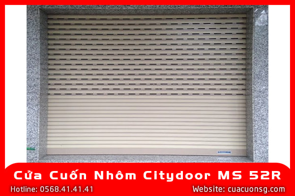 Cửa Cuốn Nhôm Citydoor MS 52R 3 Cửa Cuốn Nhôm Citydoor MS 52R