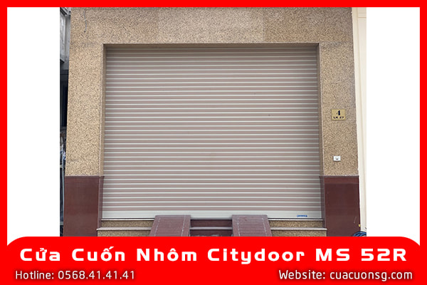 Cửa Cuốn Nhôm Citydoor MS 52R 5 Cửa Cuốn Nhôm Citydoor MS 52R