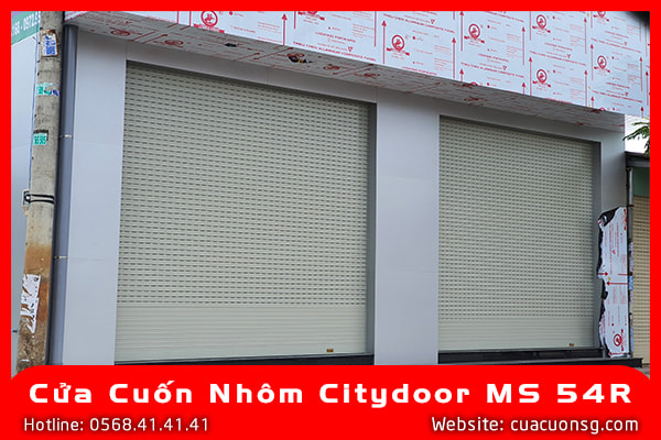 Cửa Cuốn Nhôm Citydoor MS 54R 4 Cửa Cuốn Nhôm Citydoor MS 54R