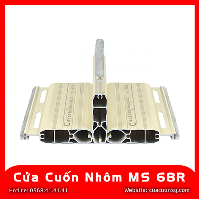 Cửa Cuốn Nhôm Citydoor MS 68R 2 Cửa Cuốn Nhôm MS 68R