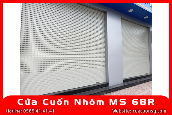 Cửa Cuốn Nhôm Citydoor MS 68R 3 Cửa Cuốn Nhôm MS 68R