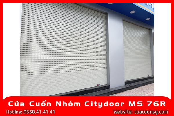 Cửa Cuốn Nhôm Citydoor MS 76R 3 Cửa Cuốn Nhôm Citydoor MS 76R