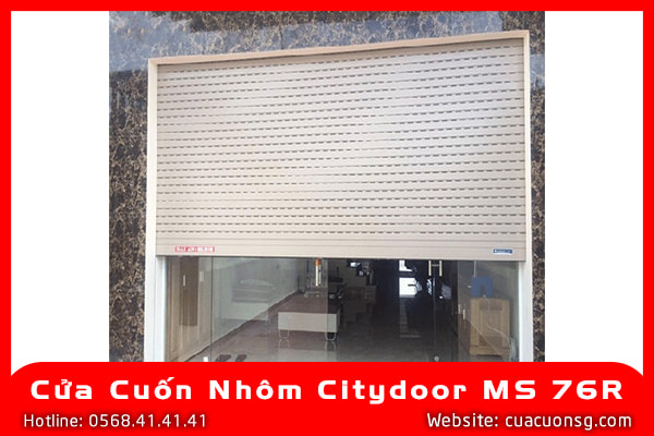 Cửa Cuốn Nhôm Citydoor MS 76R 4 Cửa Cuốn Nhôm Citydoor MS 76R