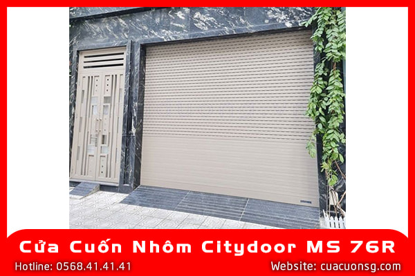 Cửa Cuốn Nhôm Citydoor MS 76R 5 Cửa Cuốn Nhôm Citydoor MS 76R