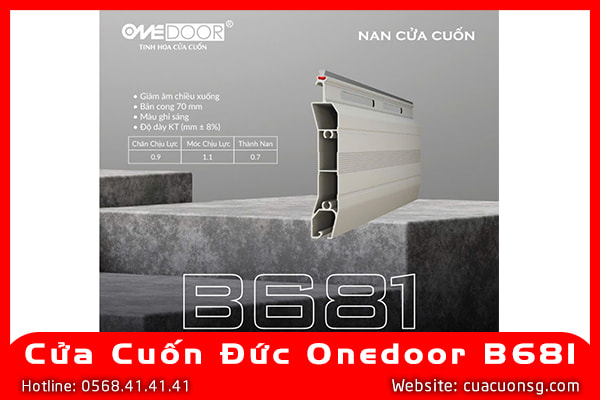 Cửa cuốn Đức OneDoor B681 1 Cửa cuốn Đức OneDoor B681