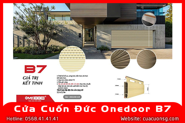 Cửa Cuốn Đức OneDoor B7 2 Cửa Cuốn Đức OneDoor B7